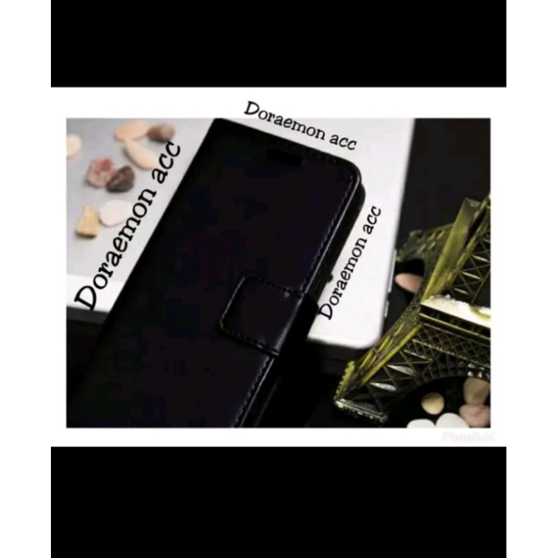 Leather Case Flip Cover Kulit Huawei Honor 8A - Honor 8X Sarung Kulit Dompet Premium