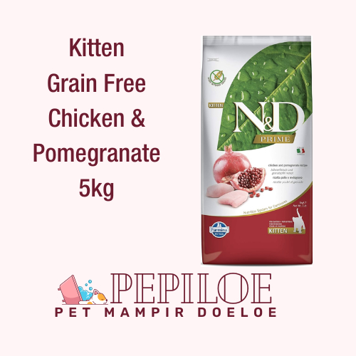 Cat Food FARMINA ND Kitten GRAIN FREE CHICKEN & POMEGRANATE 5kg