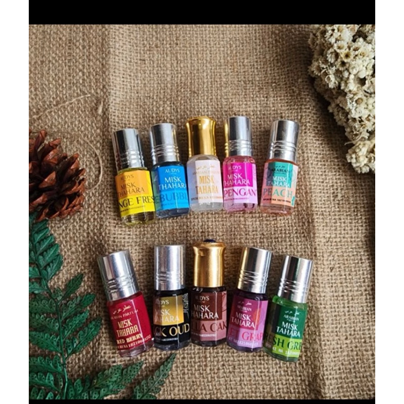 BPom misk Thaharah original  misk Tharaharah parfum miss Thaharah 3 ml