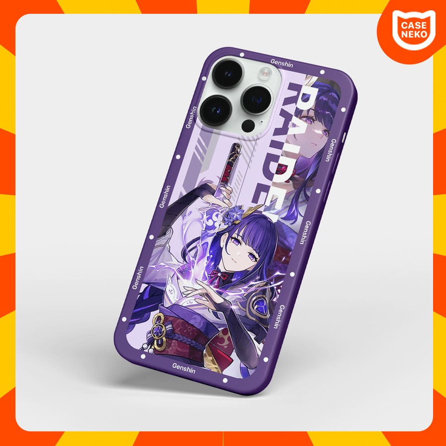 Casing HP Raiden Shogun Ei Genshin Impact Custom Case All Type HP v2