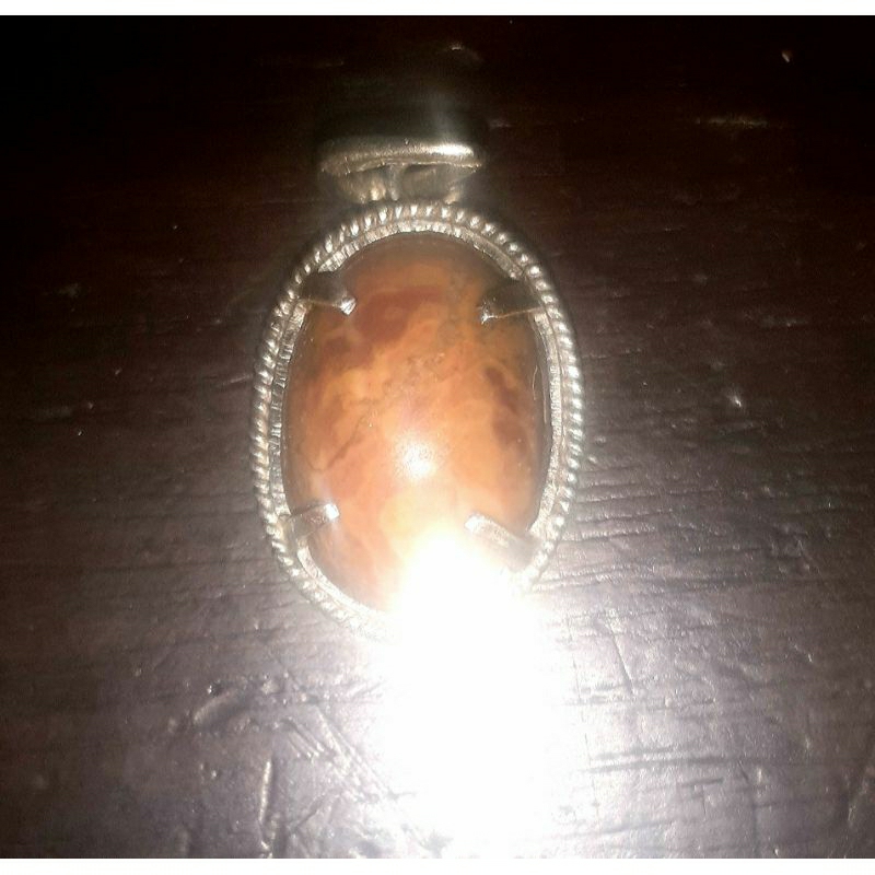 Liontin batu ring perak