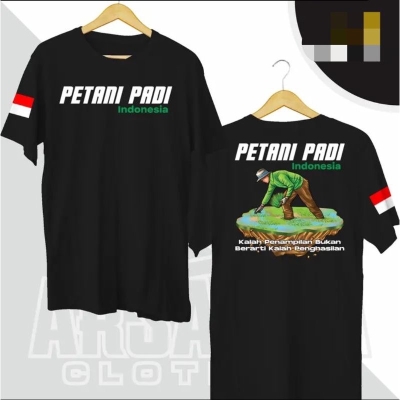 KAOS PETANI PADI INDONESIA SABLON DTF
