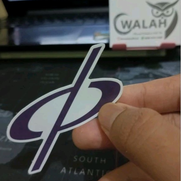 

[Owalah 06] Sticker Logo Kamen Rider 555 | Hitam Polos