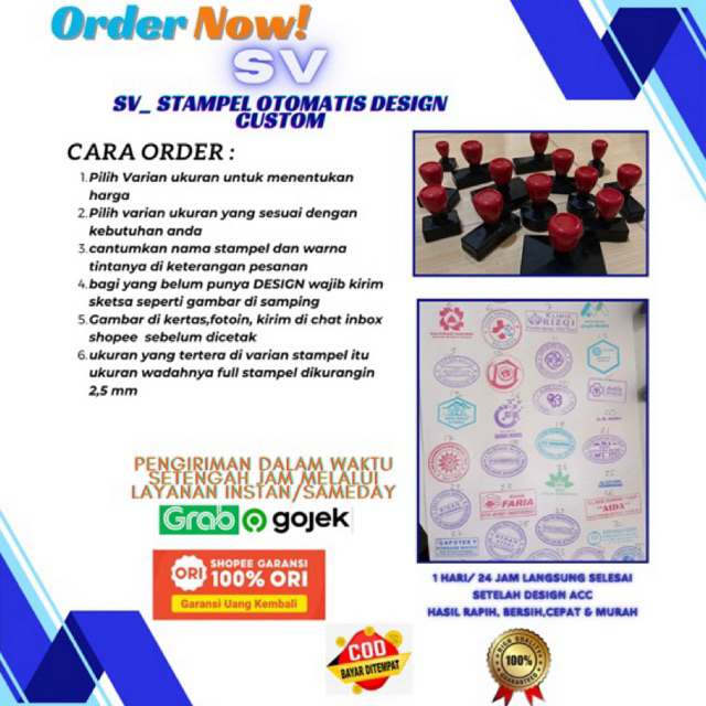 

Stampel Otomatis Design Custom