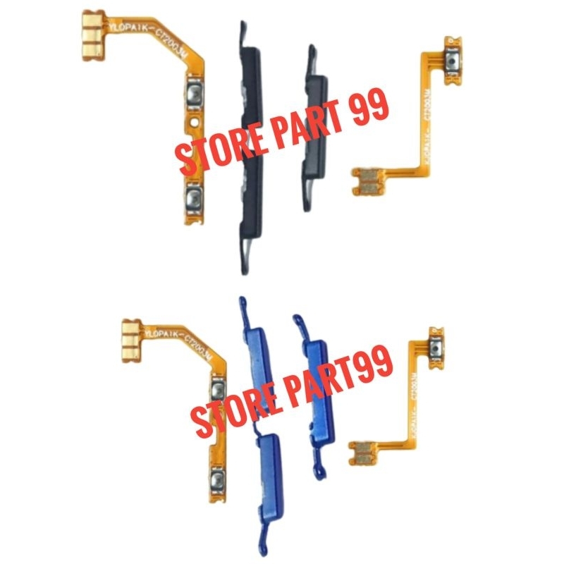 Tombol Set + Flexibel On Off Volume Realme C2 + Tombol Luar Realme C2