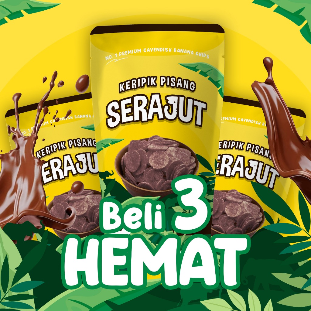 

Keripik Pisang Serajut - Paket Hemat Rasa Coklat