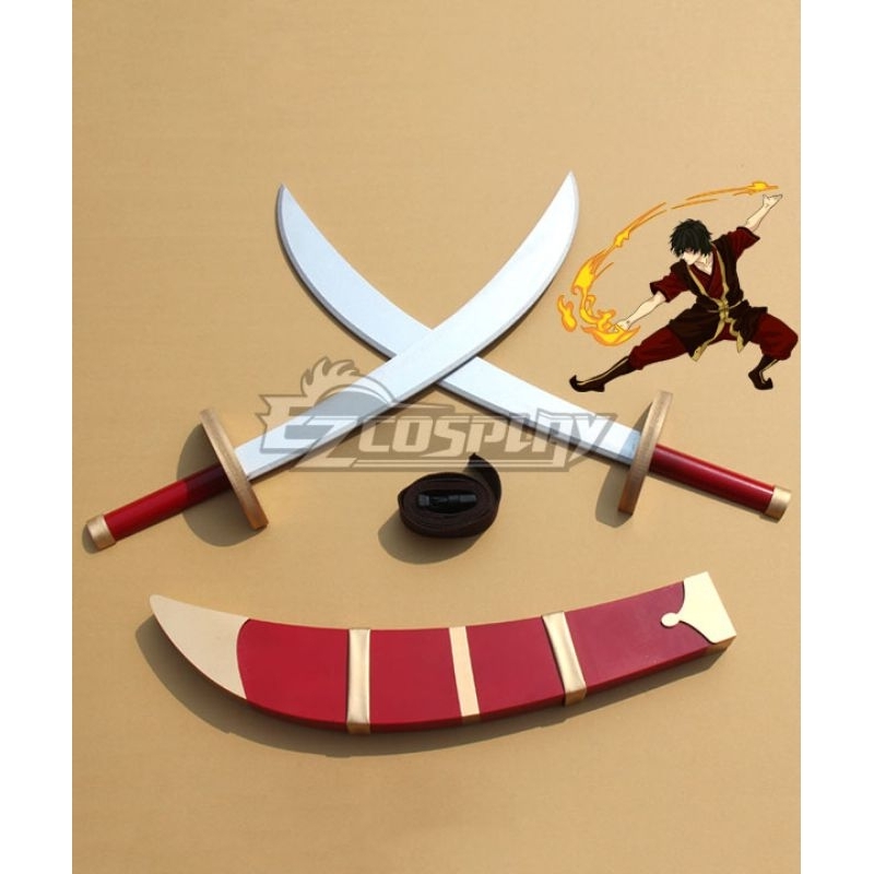 mainan katana kayu zuko sword COSPLAY