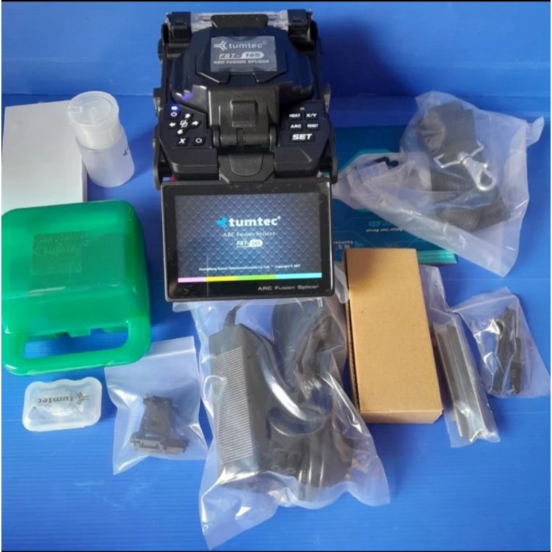 splicer tumtec fst16s/alat sambung fiber optic tumtec 16s