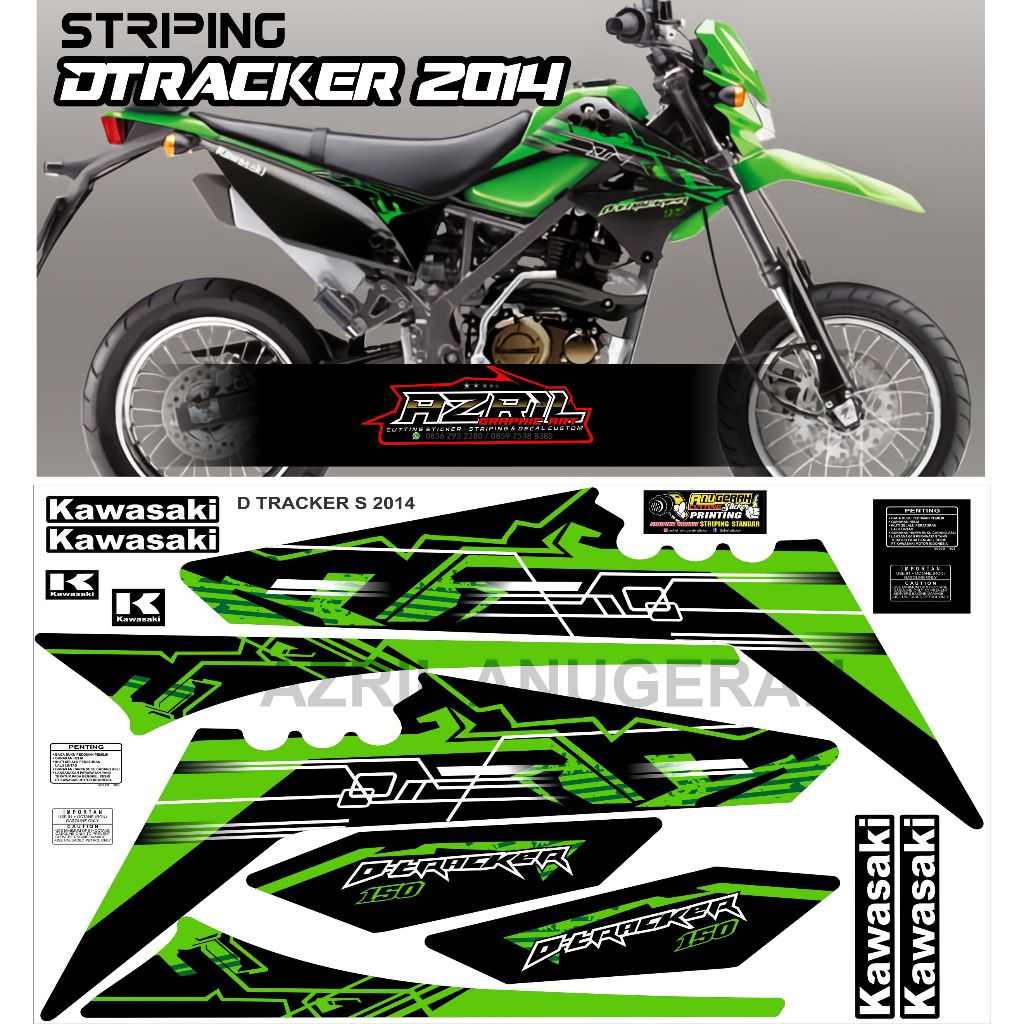 Striping Dtracker old 2014 Hijau