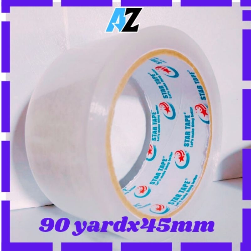 

Lakban Bening Transparan 90 yard x 45 mm