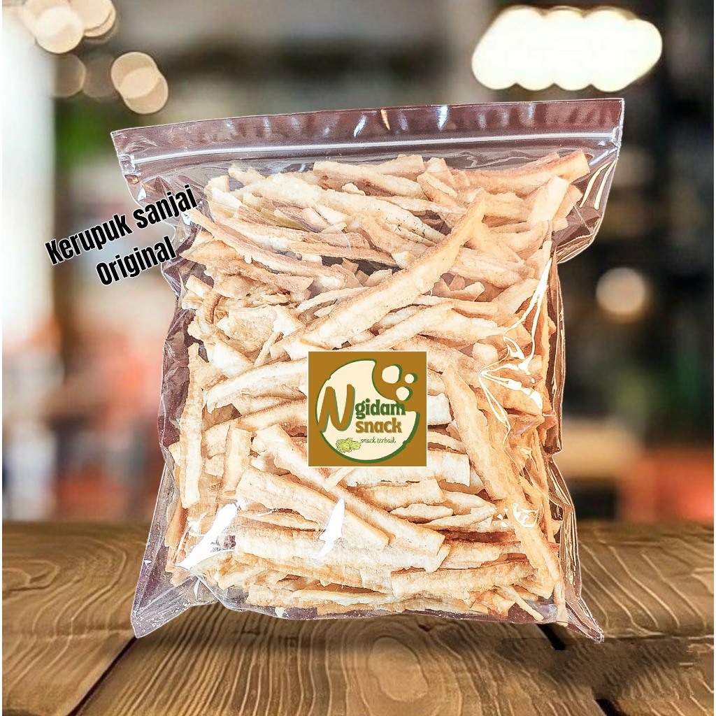 

SNACK KERUPUK KERIPIK SANJAI ORIGINAL DAN PEDAS 500 GRM TERLARIS