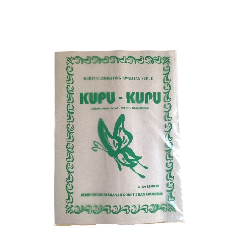 

KERTAS BUNGKUS NASI KERTAS LAMINATING KWALITAS SUPER