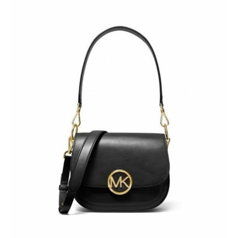 Michael Kors lillie Saddle Crossbody bag black