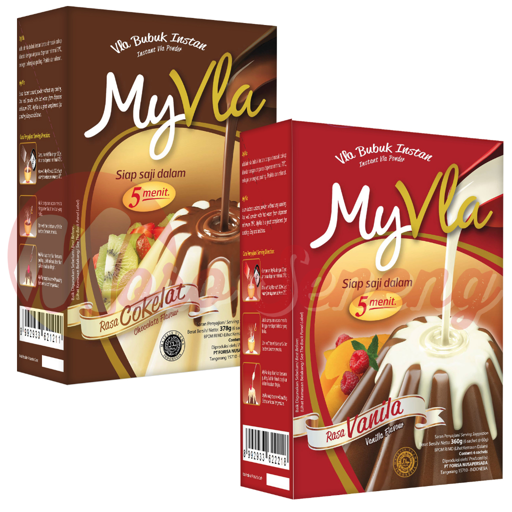 MyVla Box My Vla Fla Cokelat Vanila Instant