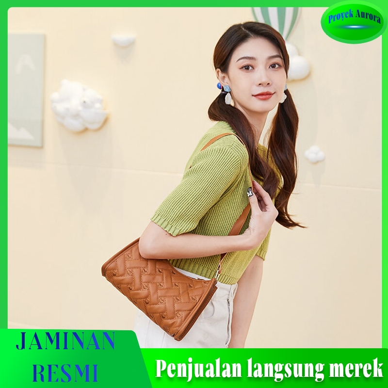 [Flash Sale]Tas wanita hitam trendi dan avant-garde, tas fashion terkini, tas bahu/Tas Selempang Pin