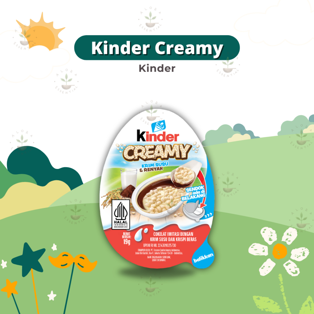 

Kinder Joy Creamy Milk Chocolate Hazelnut with Rice Crispy 19 gram