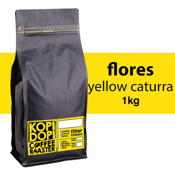 

Biji Kopi Bubuk Arabika Flores Yellow Caturra 1kg 1 kilo kilogram