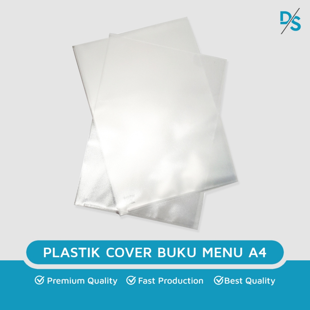 

DSPRINTING OFFICIAL-Plastik/plastic cover buku menu ukuranA4-Menu Book