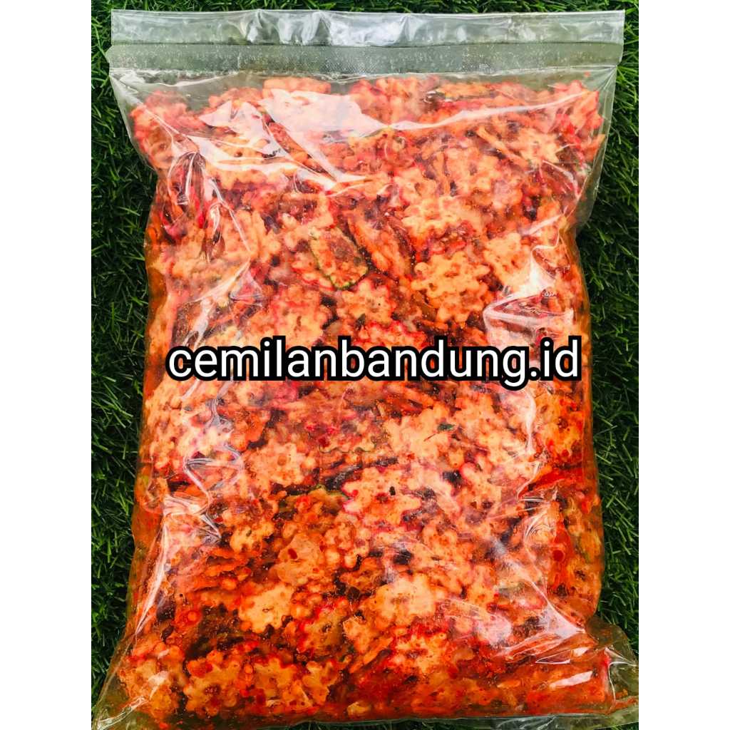 

seblak kering kerupuk bintang 500gram pedas gurih daun jeruk/original gurih daun jeruk