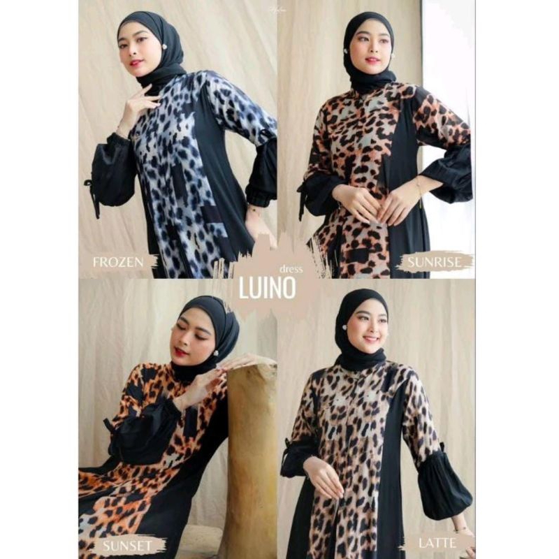 LUINO 2 DRESS HALWA APPAREL//GAMIS LEBARAN 2024