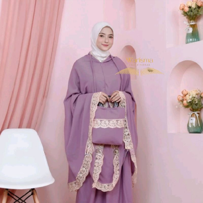 mukena mewah adem Mukena renda siren