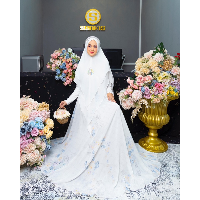 Raya Collection Fitri White series By Sarkis