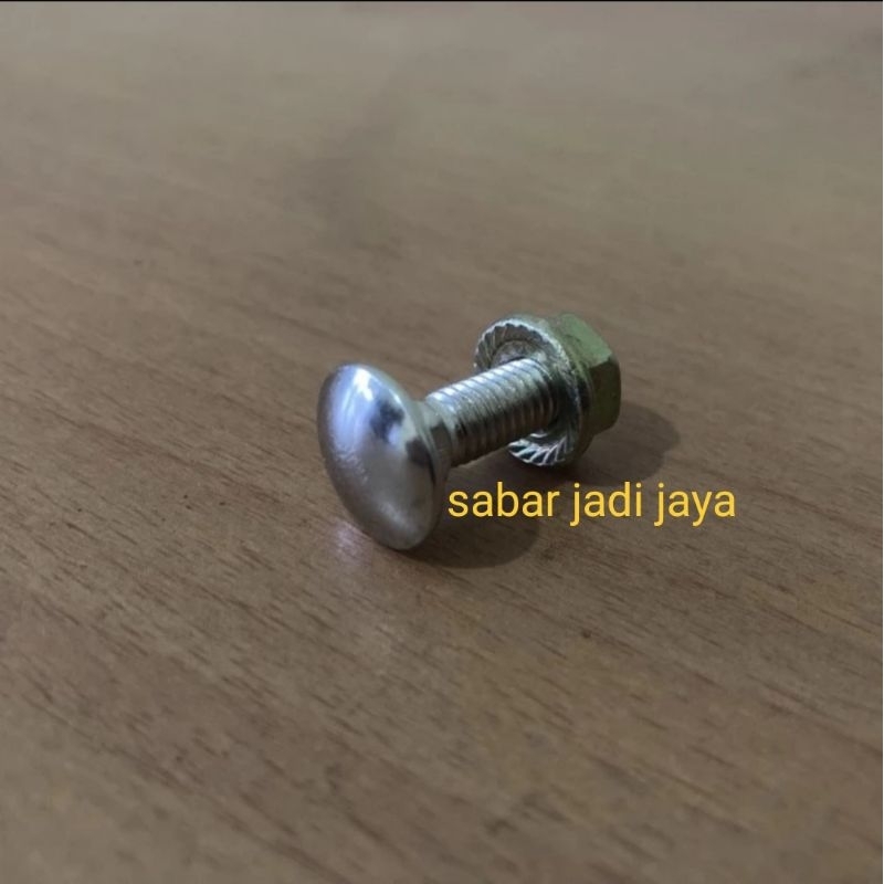 set baut mur bemper bemper belakang Corolla Ke30 3k Hilux RN20 RN25 12R 75 - 79