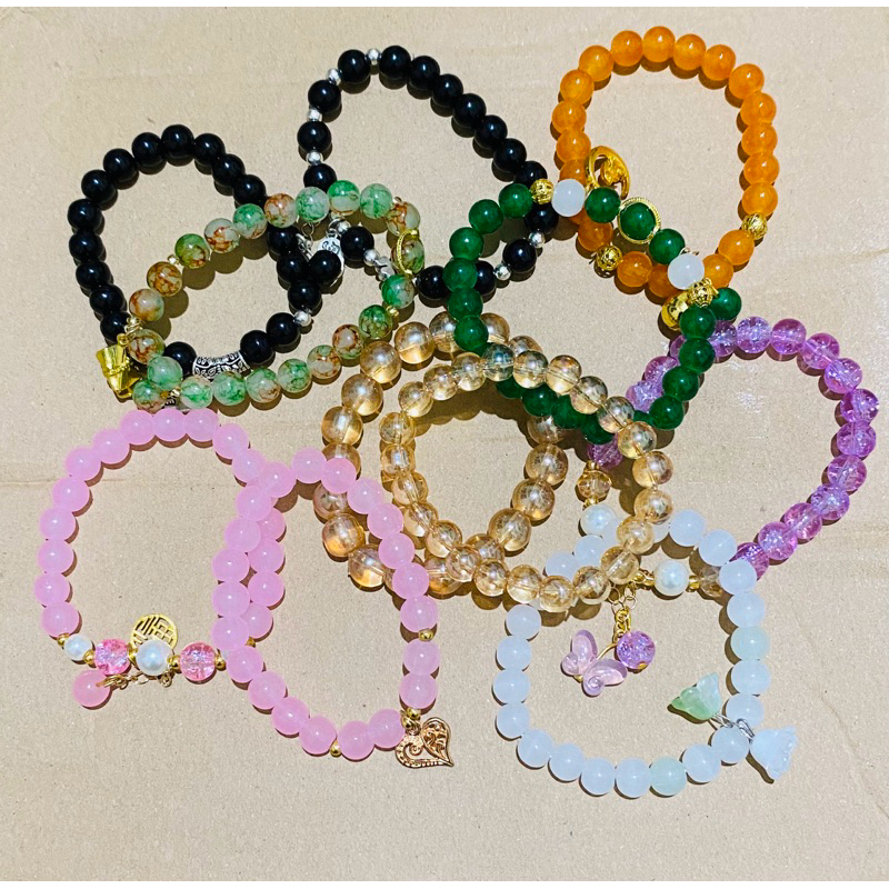 Gelang Kristal / Manik Premium