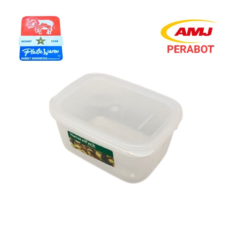KOMET STAR Toples Kotak Serbaguna Sealware Natural pack 500 ML
