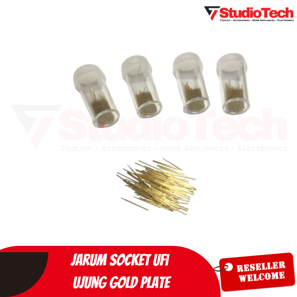 JARUM SOCKET EMMC UFI BOX UJUNG GOLD PLATE HIGH QUALITY