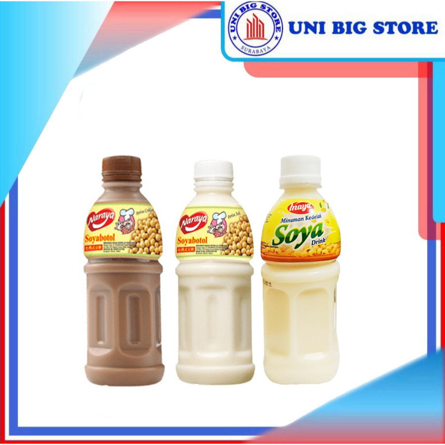 

Naraya Soya Botol Original | Cokelat 320 ml Soy Bean Milk Susu Kedelai