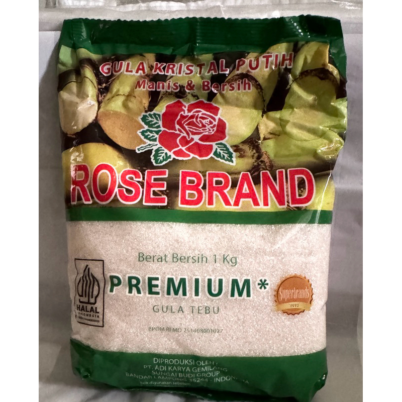 

Gula pasir Rosebrand 1kg