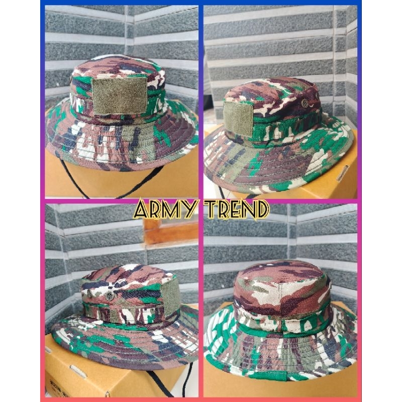 TOPI RIMBA TNI AD / TOPI RIMBA MULTICAM AD / TOPI RIMBA NKRI/ TOPI RIMBA KOSTRAD