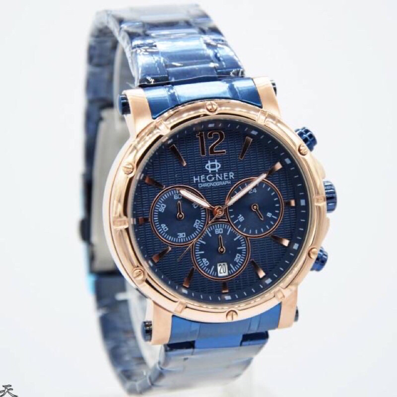 JAM TANGAN PRIA HEGNER 431G-3 / HW-431G-3 / HEGNER 341 CHRONOGRAPH [ORIGINAL]