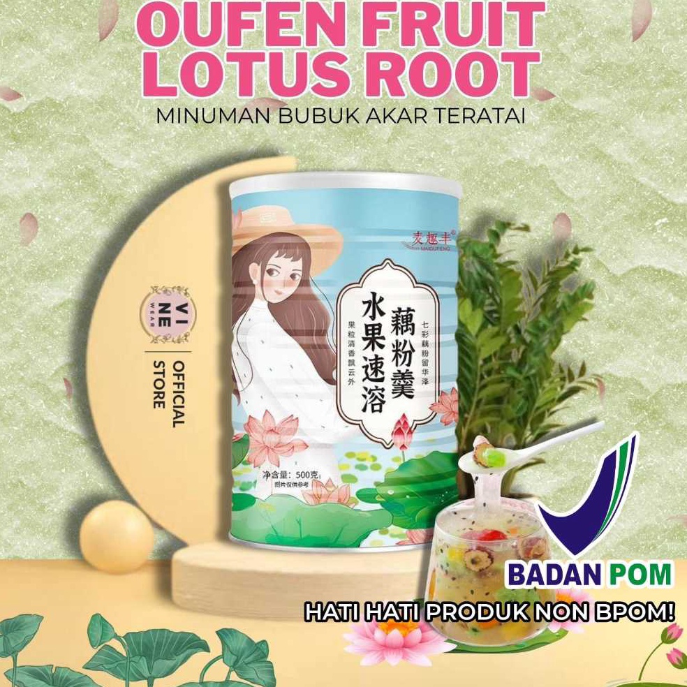

VGJ244 PROMO MURAH OUFEN LOTUS ROOT POWDER BUBUK AKAR TERATAI HEALTHY FOOD