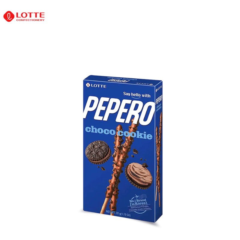 

Lotte Confectionery Choco Cookie Pepero 32g - Stick Berbalut Coklat Cookies