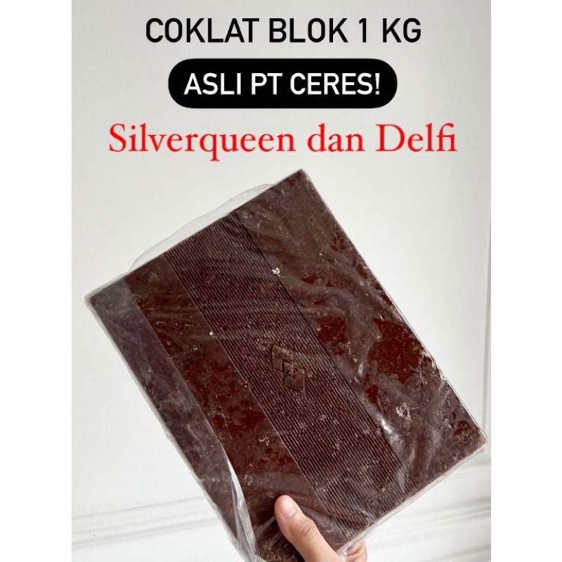 

COKLAT SILVERQUEEN BLOK 1 KG ASLI PT CERES