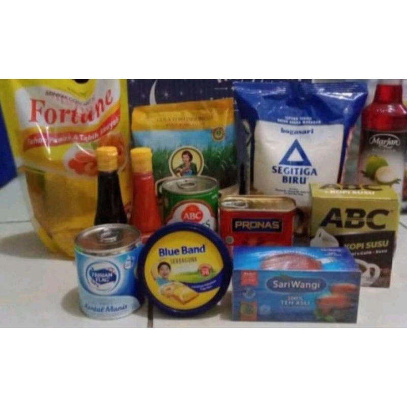 

Barang Paketan Sembako Murah / Sembako bulan Ramadhan/Sembako Hari Raya