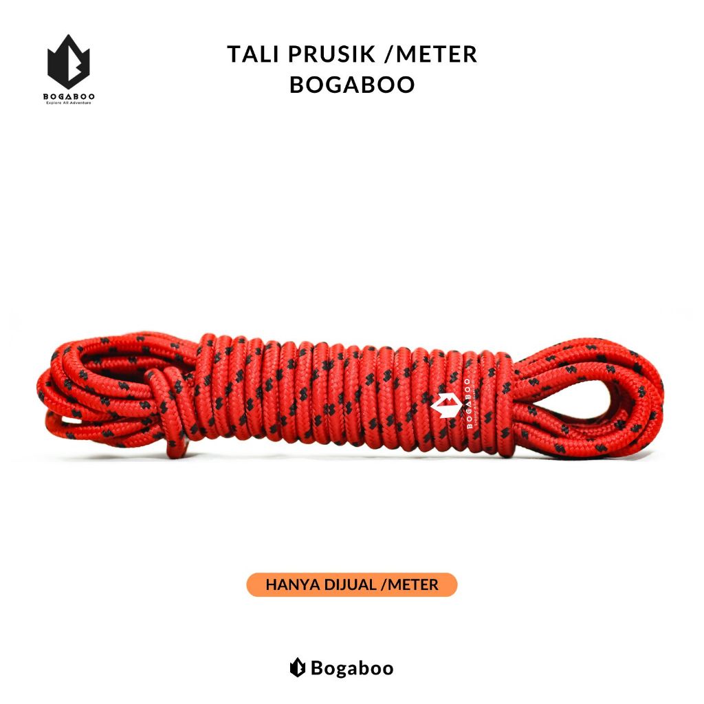 TALI PERUSIK / prusik 4 5 6 MM per meter - Tali gelang - tali tenda outdoor - tali perusik flysheet 
