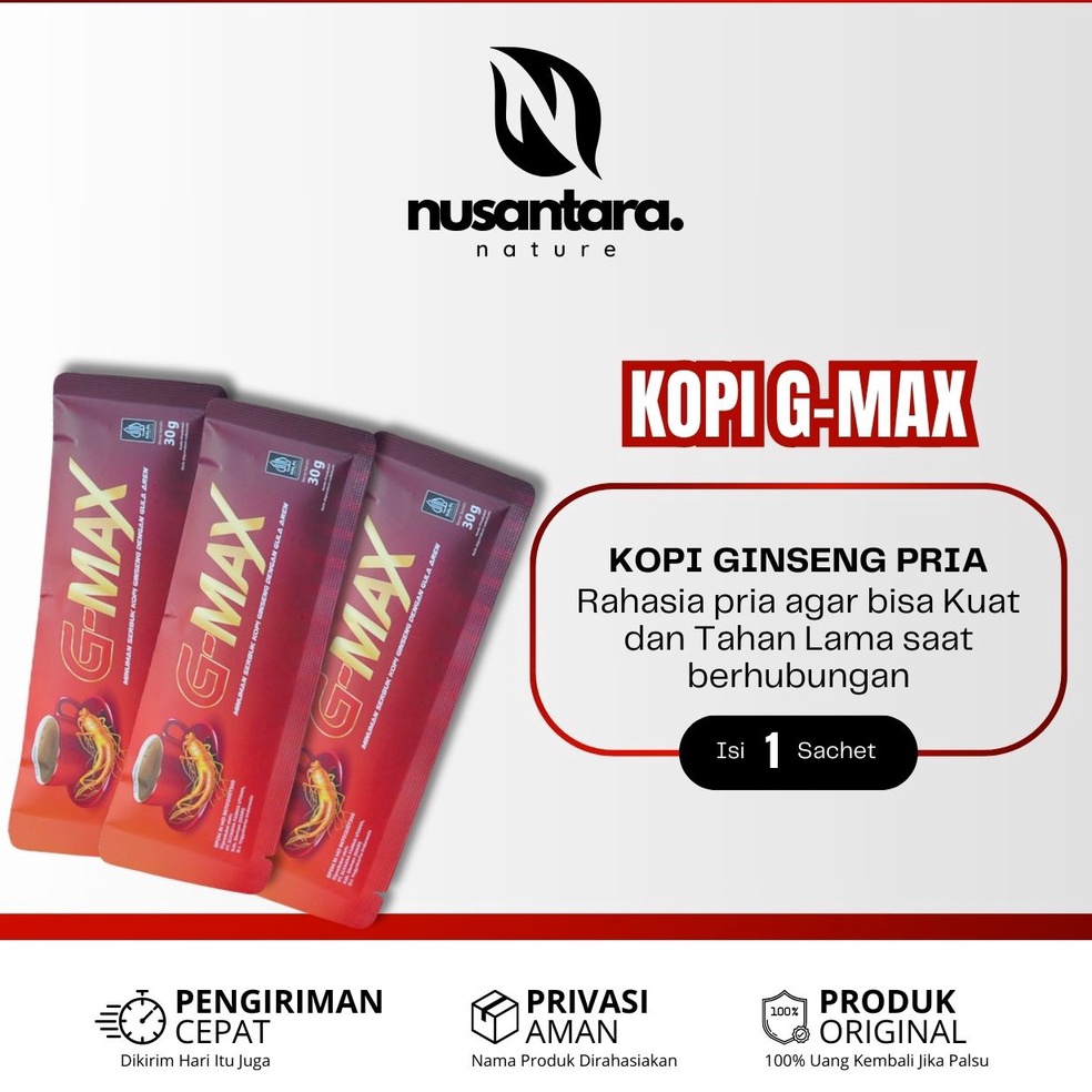 

LXB987 TERMURAH Kopi GMAX Original Kopi Ginseng Stamina Pria Dewasa Kuat Dan Tahan Lama Tanpa Efek Samping 1 Sachet