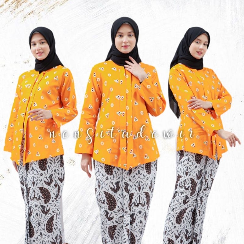 Kebaya Kartini - Jumputan / Kebaya Jawa Motif Jumputan