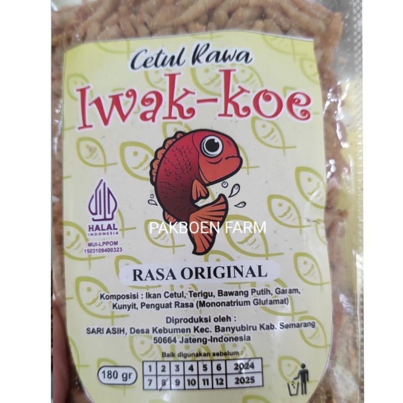 

Cetul Rawa Goreng iWAK KOE Asli Rasa ORIGINAL (Bukan REPACK)