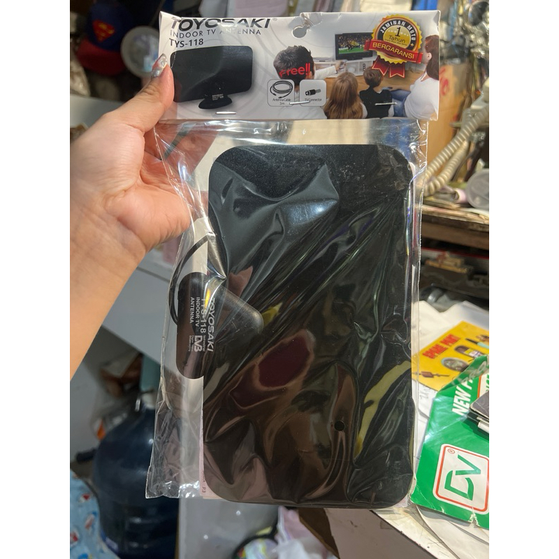 Antena TV Toyosaki TYS 118 Indoor  / Antena Digital Toyosaki Indoor ( Kabel 3 Meter )