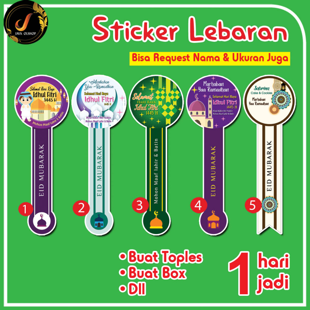 

STIKER TOPLES LEBARAN / STIKER SEGEL