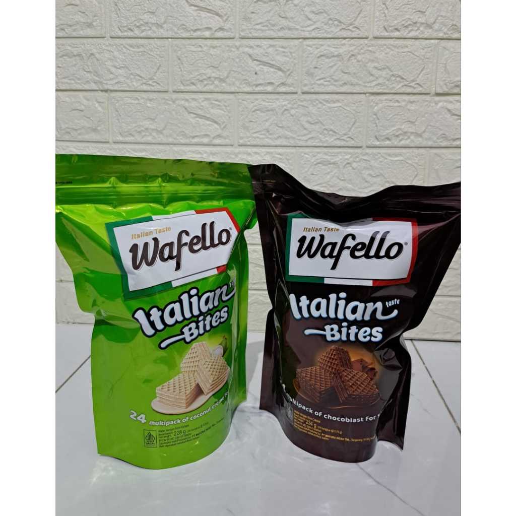 

Wafello Big Pouch coklat & caramel & coconut 1 pouch @234gr