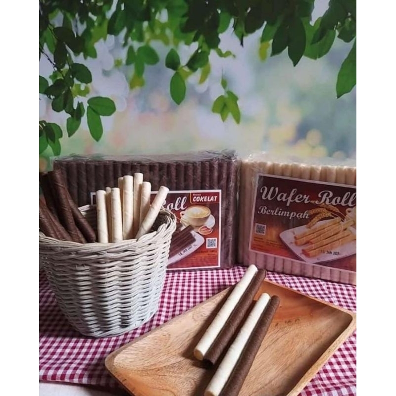 

WAFER ROLL COKLAT DAN VANILA