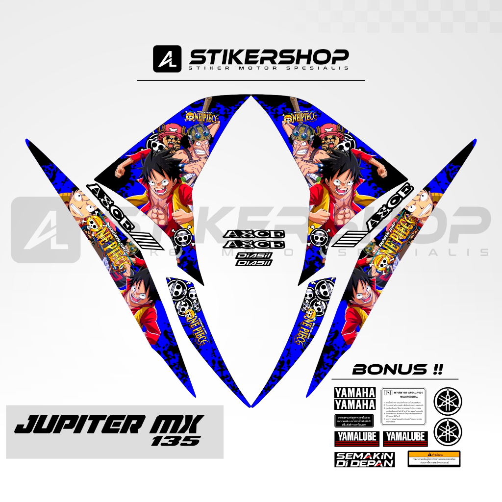 STRIPING JUPITER MX 135 LC EXCITER 135 2010 - 2015 GRAFIS VARIASI 035
