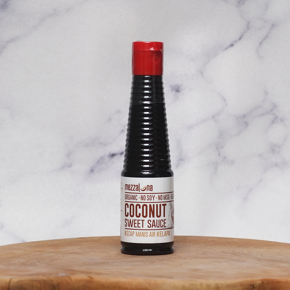 

Mezzaluna Kecap Manis Kelapa Organik Coconut Sweet Sauce 135ml Kecap Sehat No Soy No MSG MPASI