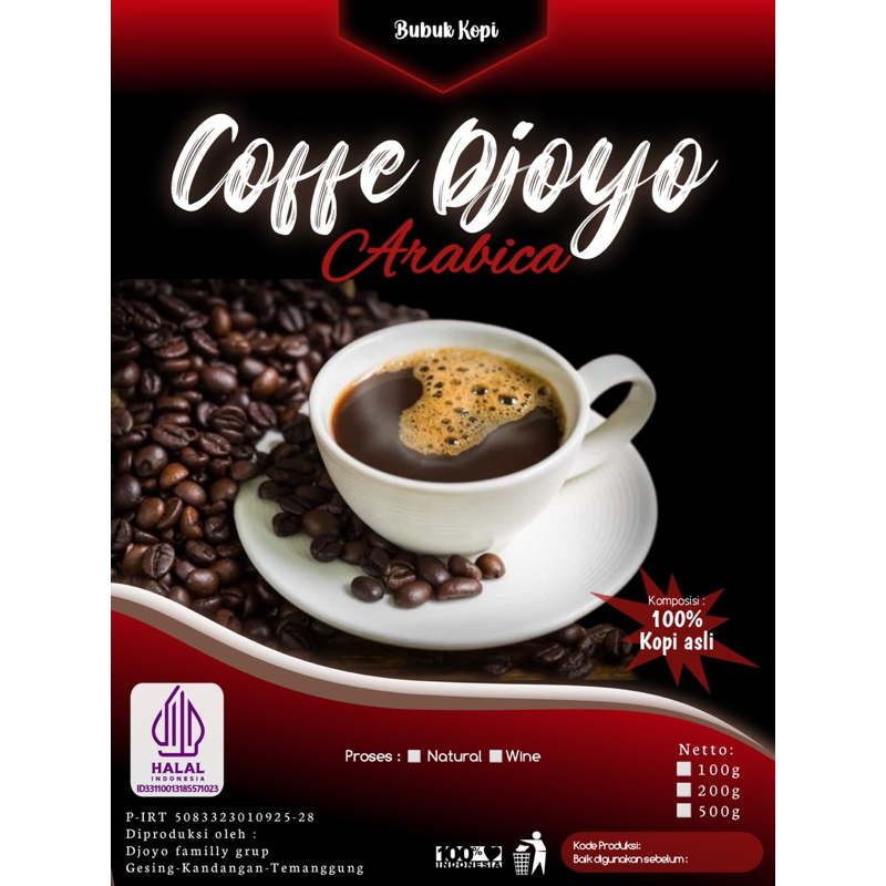 

coffe djoyo arabica 100g