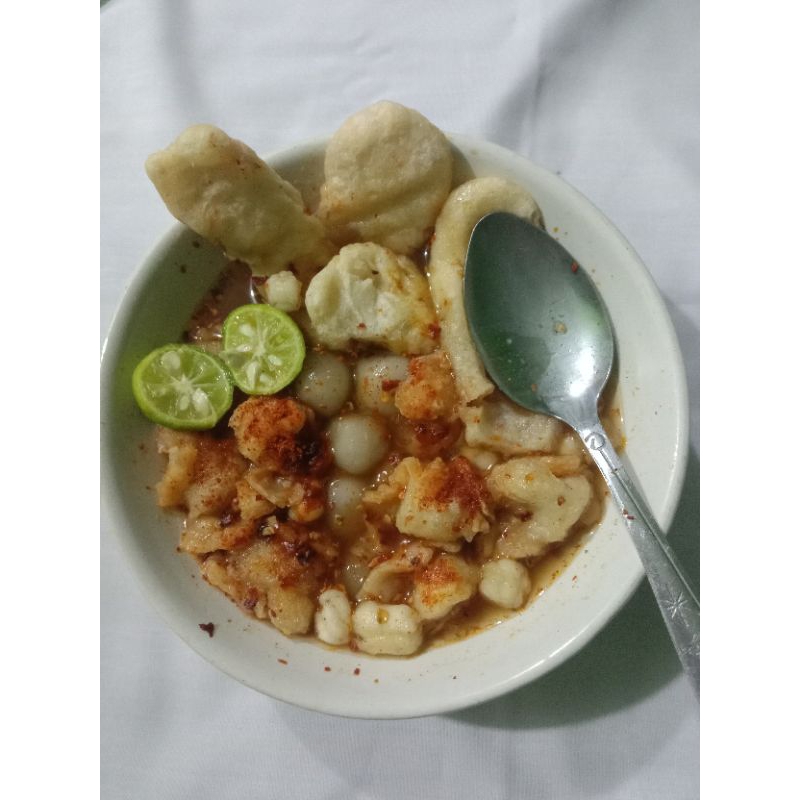 

Baso aci 250 gr extra pedas + daun jeruk / cilok / lidah cuanki / pilus cikur /Bakso Aci Instan khas Bandung Harga Grosir TERMURAH Bakso Aci terlaris hot Jeletot